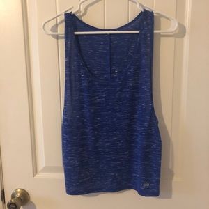 ALO Yoga Marina Muscle Tank, size S Volcano Blue